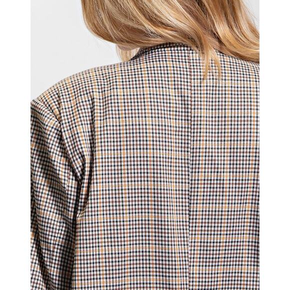 New with Tags Easel Fran Plaid Oversized Blazer SZ S - Picture 2 of 16